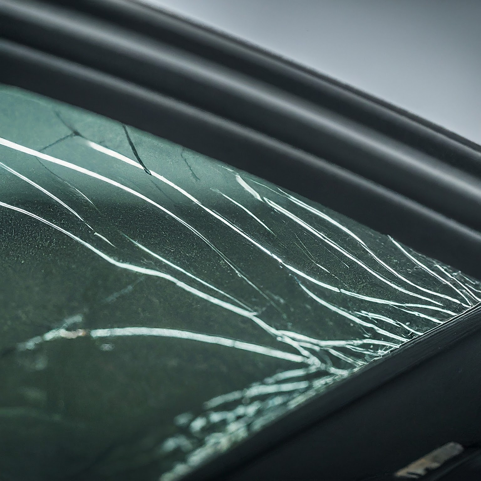 Cracked Sunroof Glass