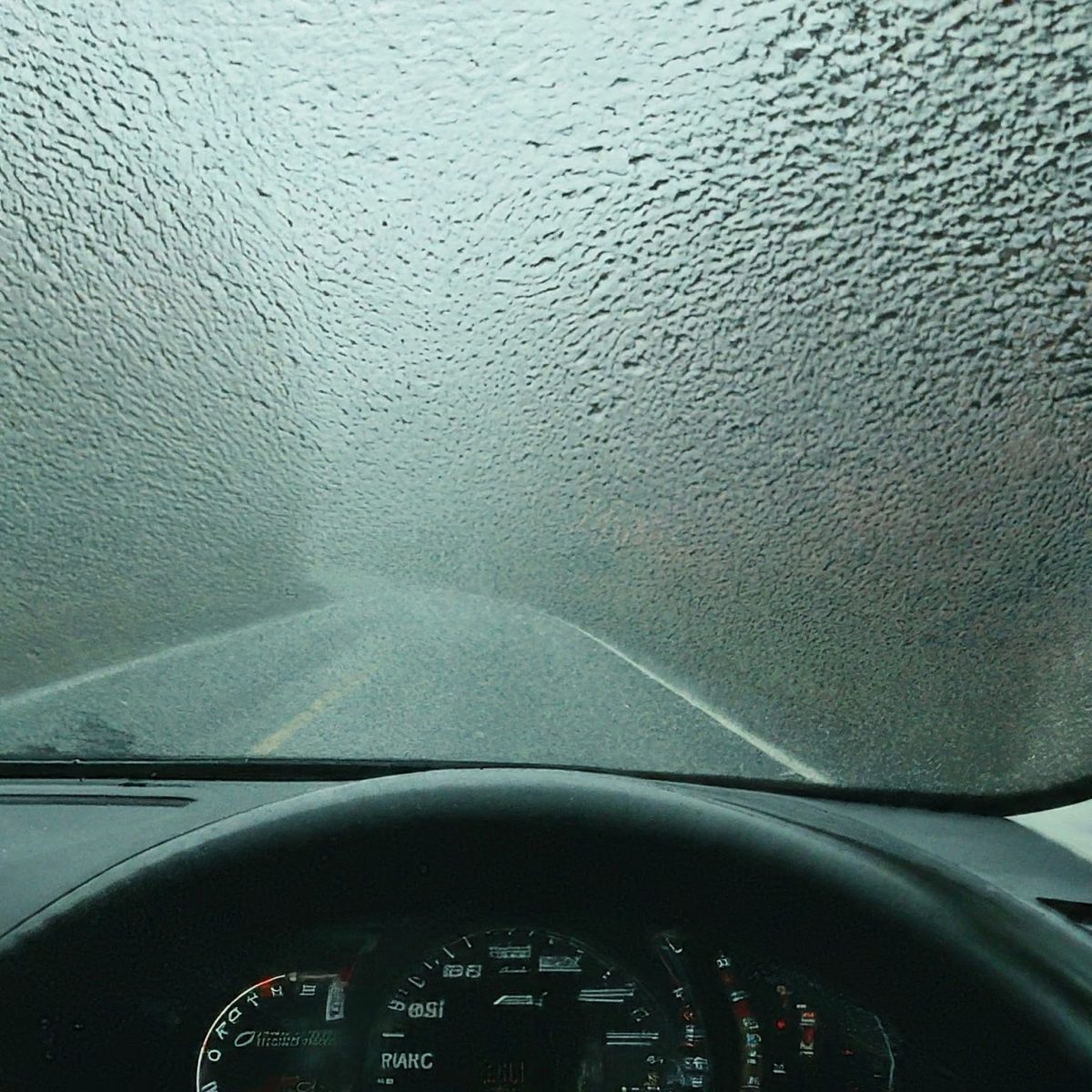 Foggy windshield