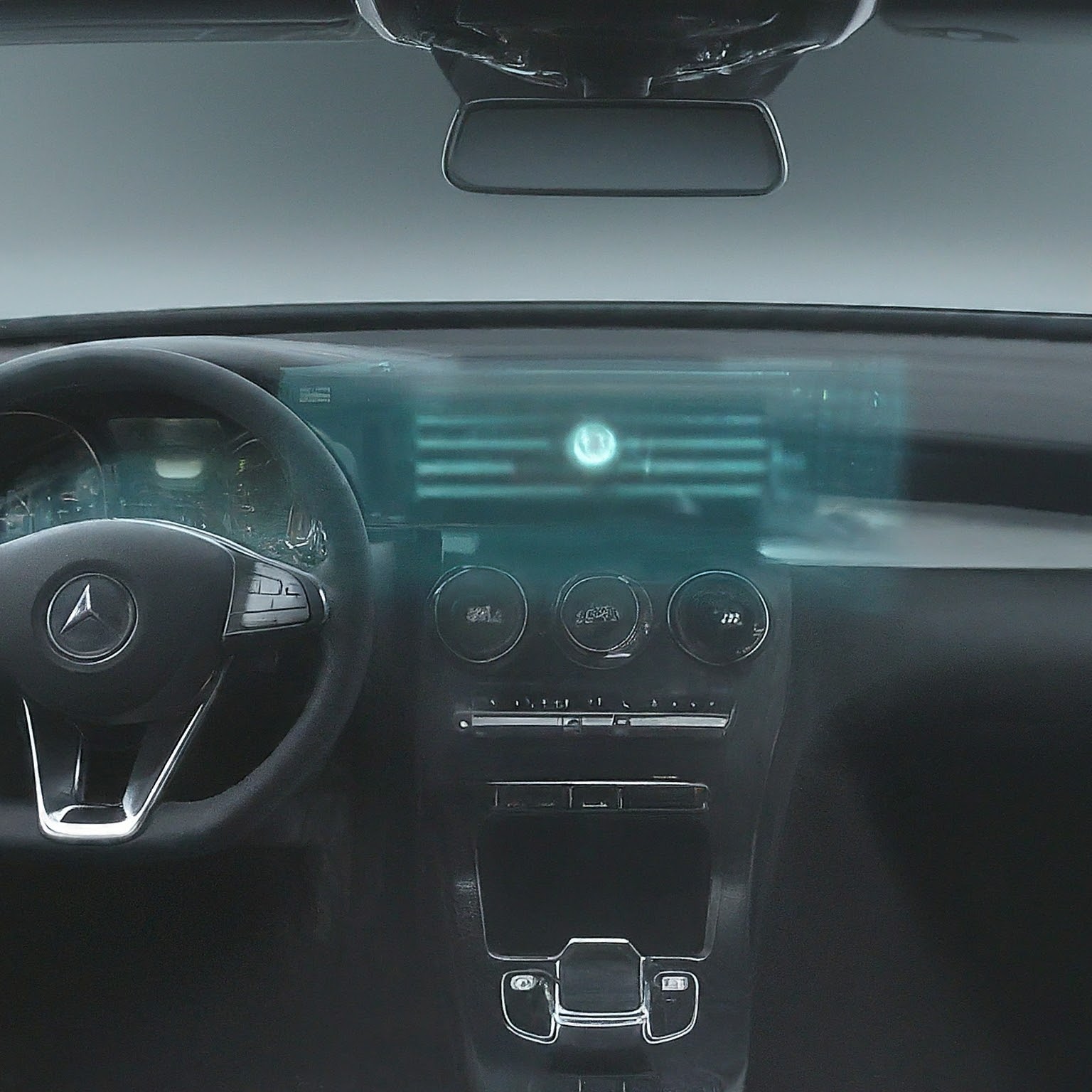 Windshield heads up display
